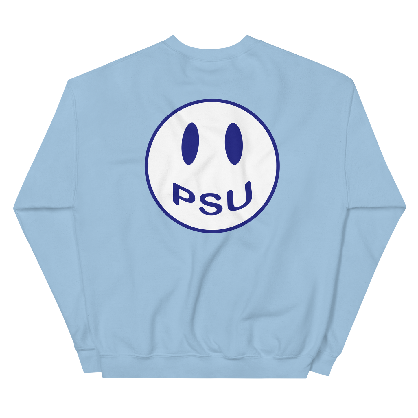 Embroidered Smiley Crewneck
