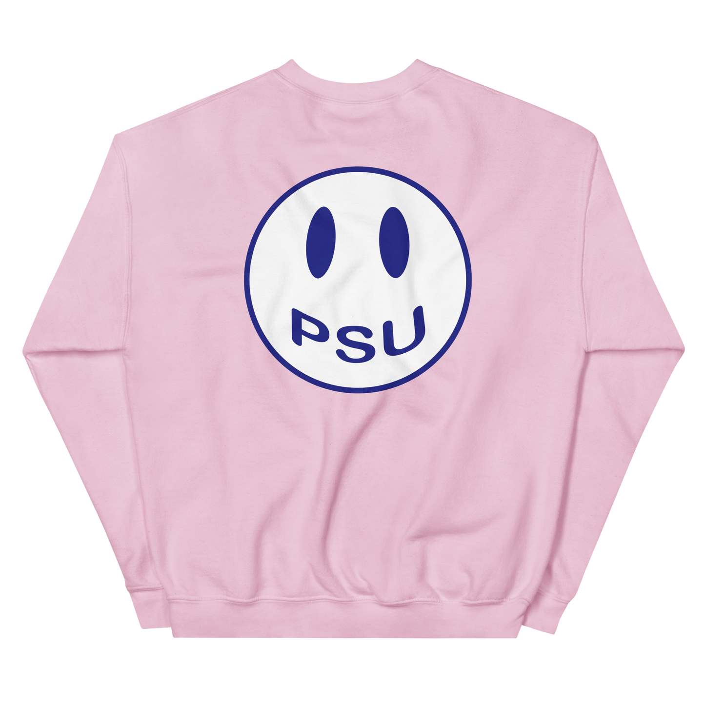 Embroidered Smiley Crewneck