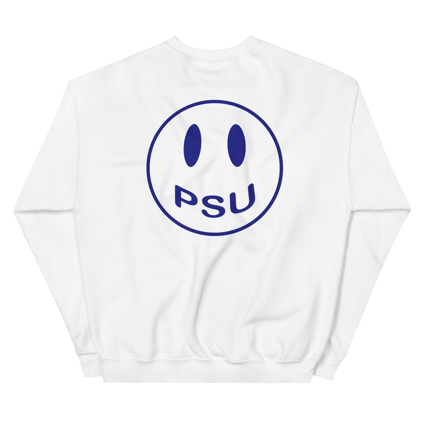 Embroidered Smiley Crewneck
