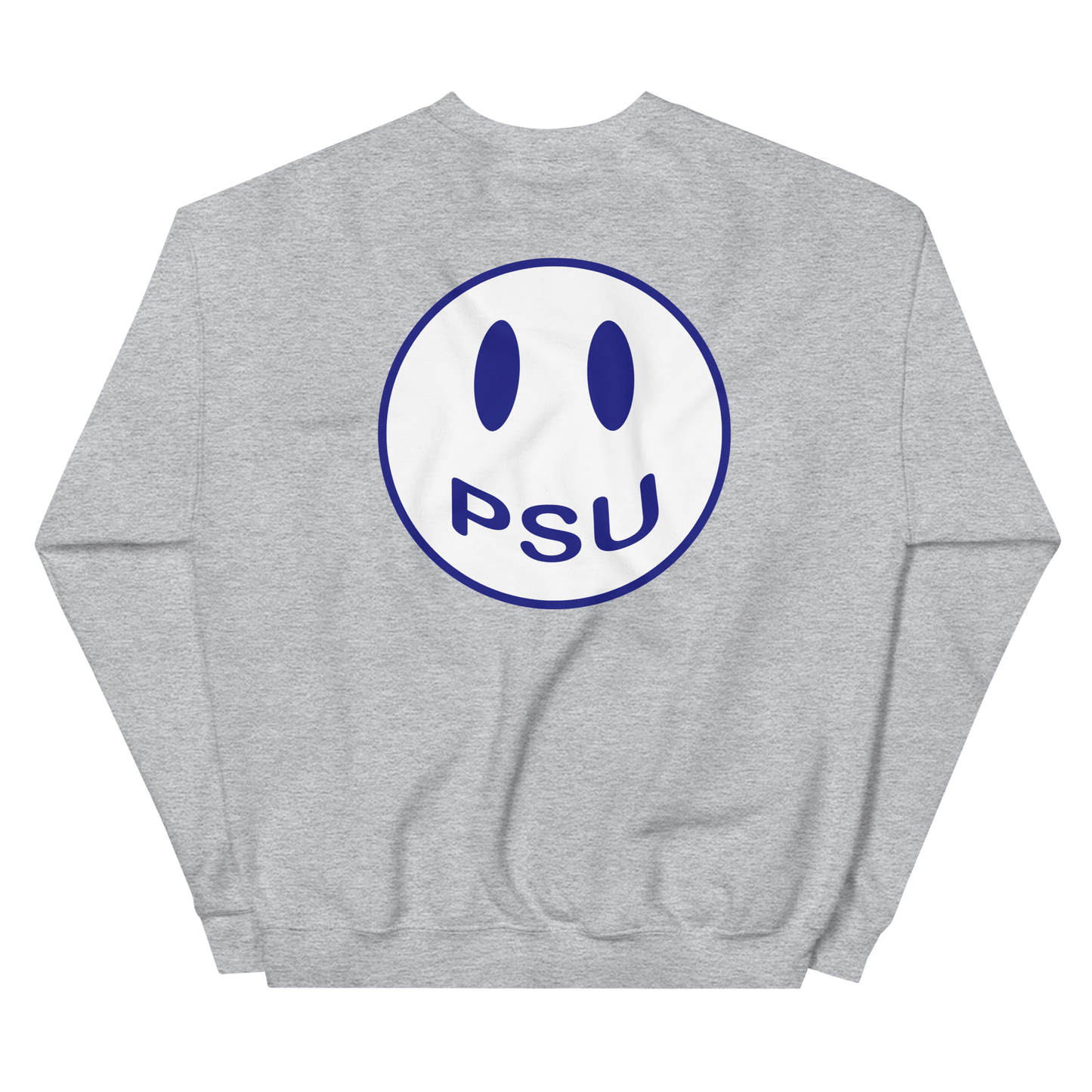 Embroidered Smiley Crewneck